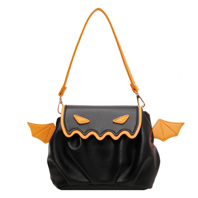 Funny Crossbody Bag Halloween Pumpkin Cartoon Shoulder Bags With Small