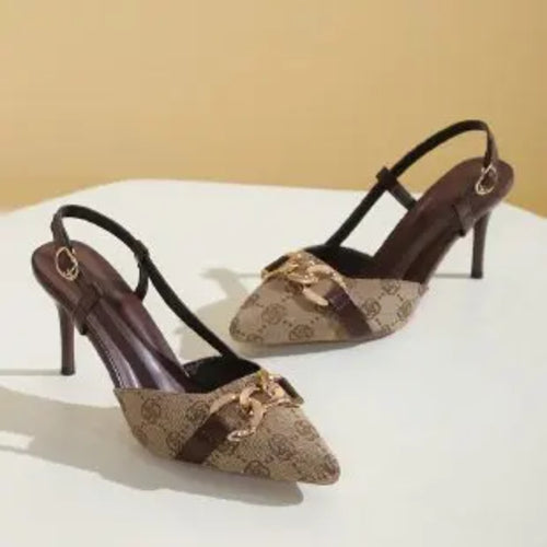2025 Women's Fashion Baotou Sandals Spring New Pointed Head Shallow