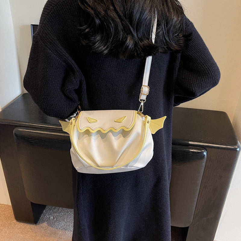 Funny Crossbody Bag Halloween Pumpkin Cartoon Shoulder Bags With Small