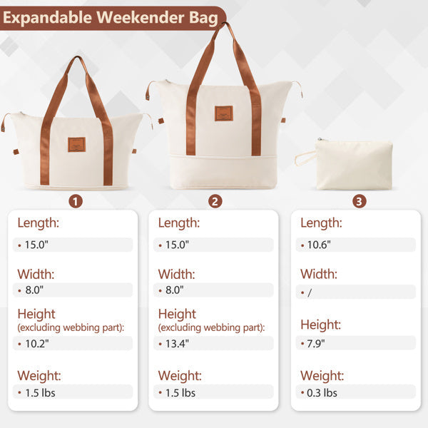 3-Piece Hardside Suitcase Set With Wheels
